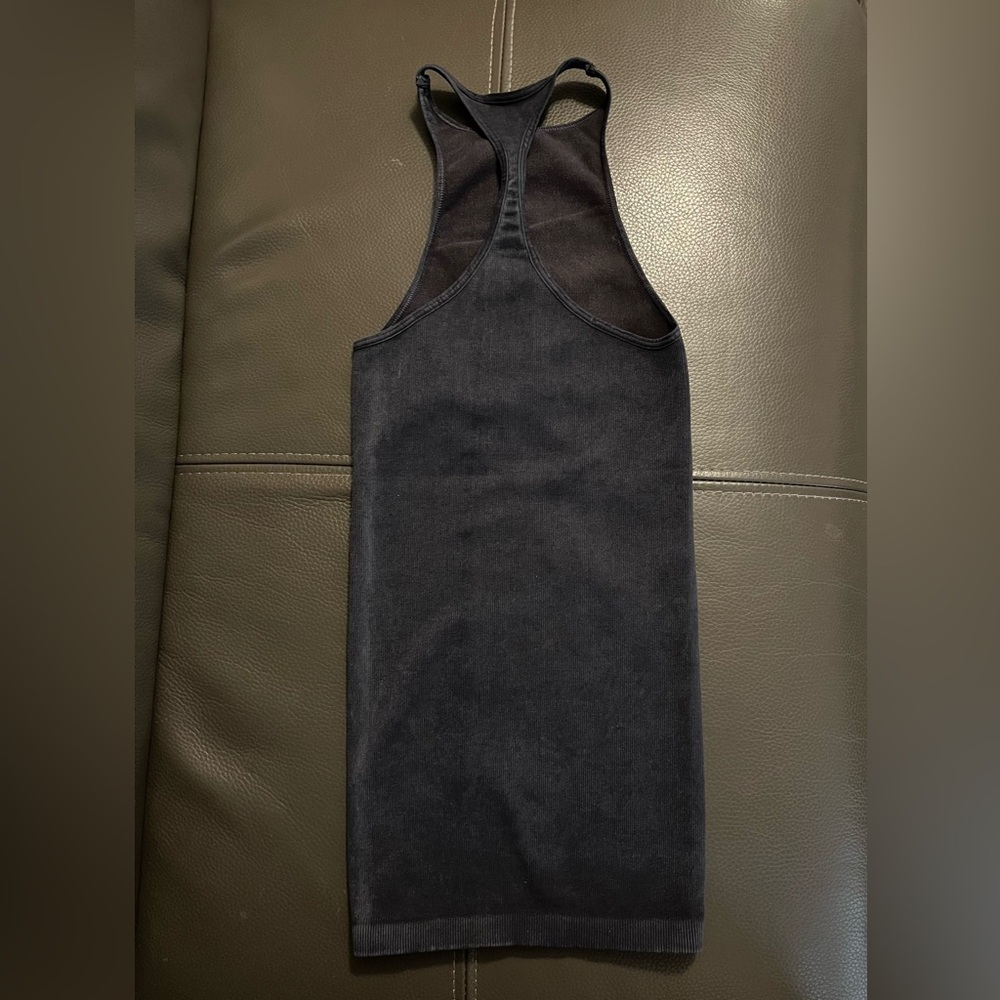 FREE PEOPLE High neck Racer back ribbed TOP - Picture 3 of 6